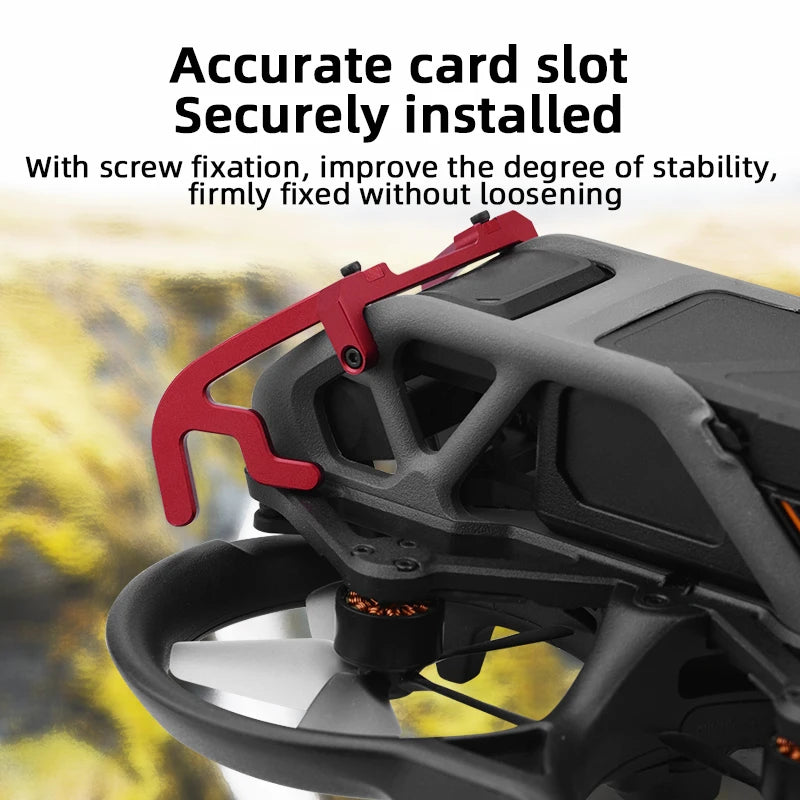 Motor Cover Cap for DJI Avata, Accurate card slot Securely installed With screw fixation, improve the degree of stability,