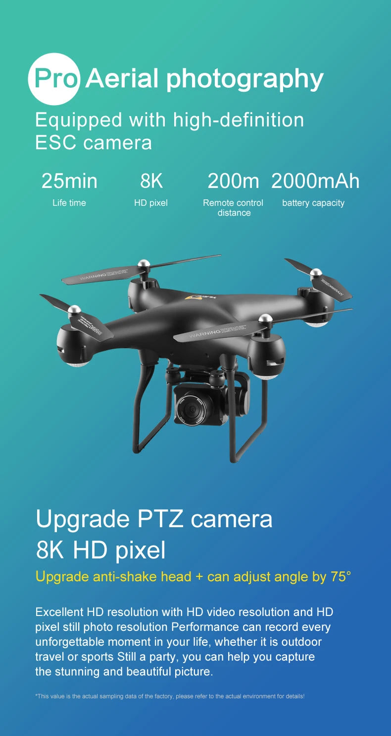 S32T Pro  Drone, aerial photography equipped with high-definition esc camera 25min