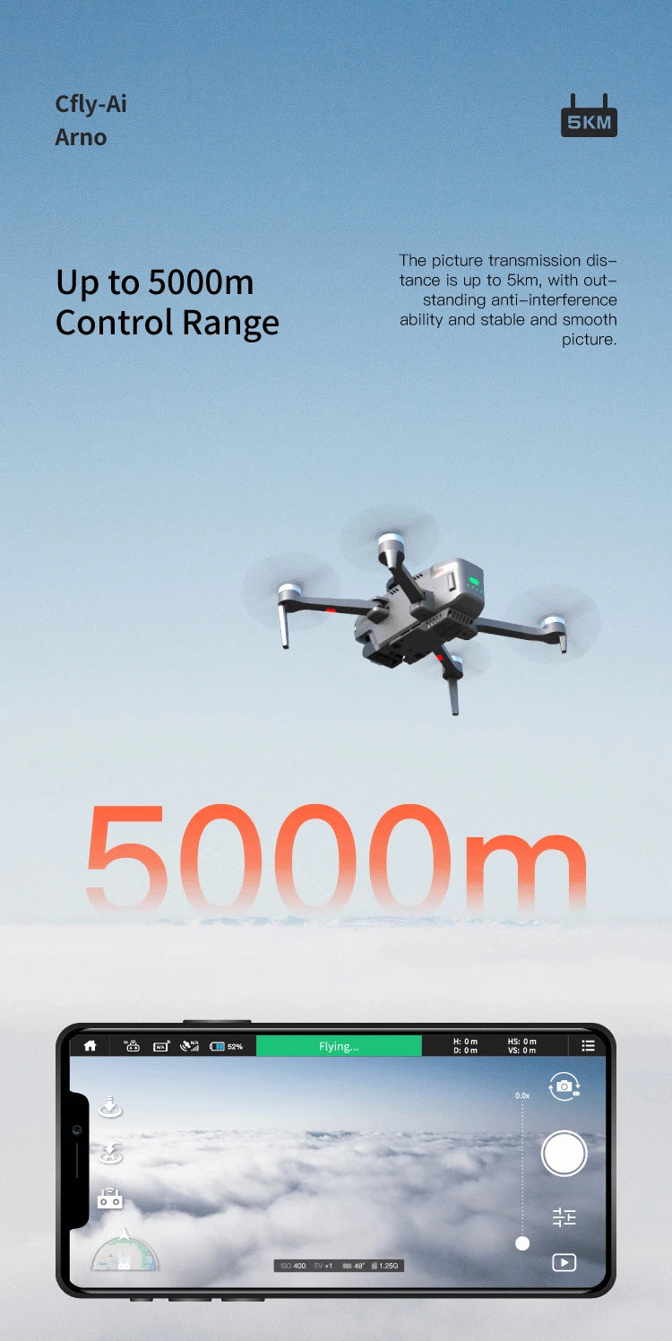 C-FLY Arno SE MAX Drone - Profesional 4K HD Camera 3-Axis Micro Gimbal 5G Wifi GPS Drone With HD Camera FPV Brushless Foldable RC Quadcopter Professional Camera Drone 49 C-FLY Arno SE MAX Drone, C-FLY Arno SE MA