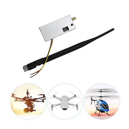 1.2G 1.3G 3W 8CH VTX - FPV Audio Video Transmitter for RC FPV Long Range Drone Airplane