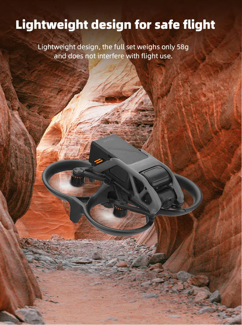 Propeller Guard for DJI AVATA - Bumper Anti-Collision Bar Ring Propeller Protector Anti-drop Protection Cover Drone Accessories 14 Propeller Guard for DJI AVATA