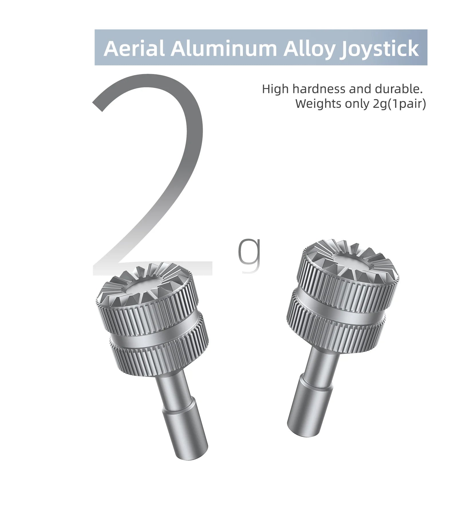 Aerial Aluminum Alloy Joystick High hardness and durable: Weights only 2