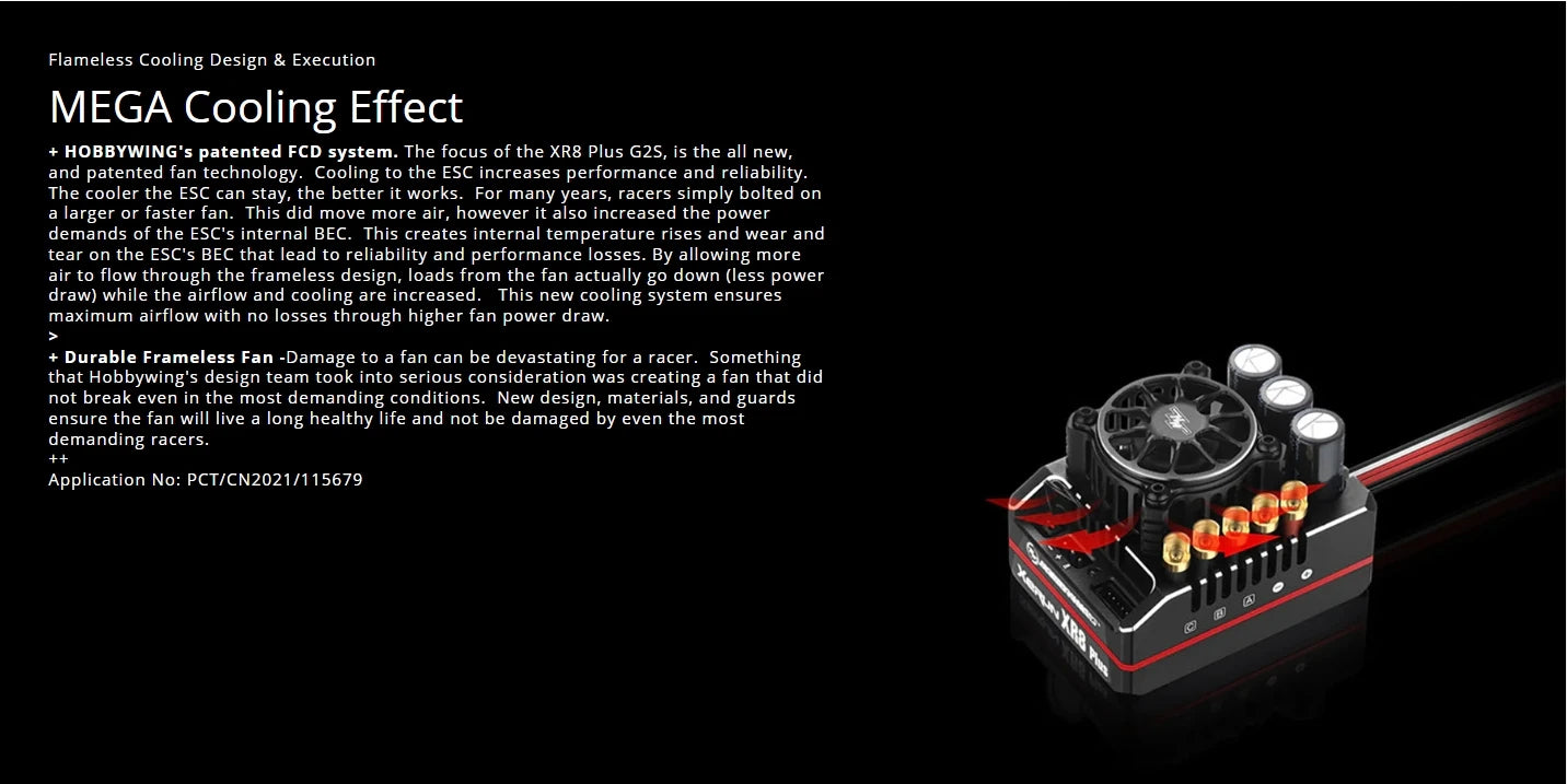 the XR8 Plus G25, is the all new and patented fan technology