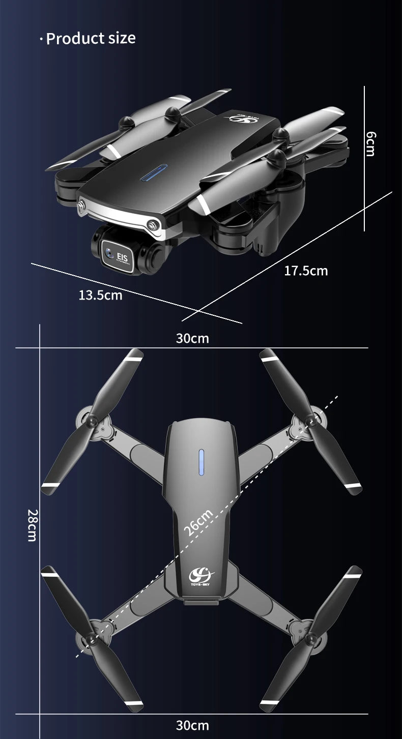 S169 Drone - ESC Camera HD 4K WiFi FPV Quadcopter Children Toys RC Helicopter Remote Control Kids Toy 36 S169 Drone - ESC Camera