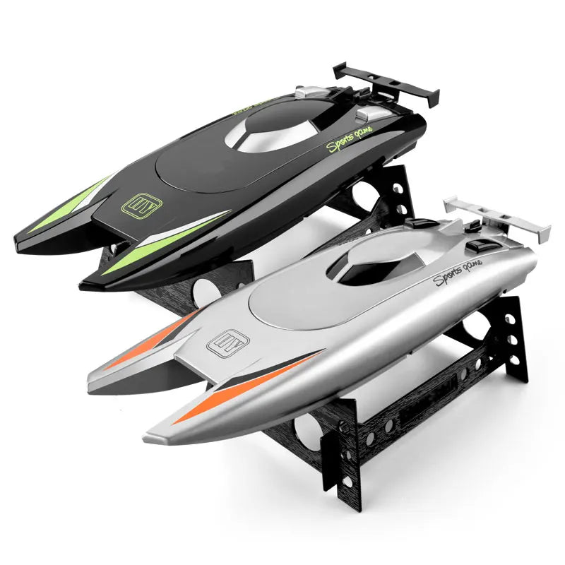 HGCYRC 805 RC Boat 2.4G Dual‑Motor Waterproof Speedboat, 30 km/h, 32×9.5×5.5 cm, 7.4V 650mah, 25‑min runtime