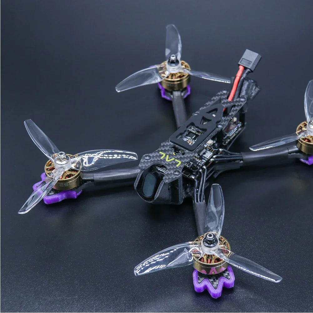 TCMMRC LAL5.1 Drone Kit - HD Professional Radio Control Drone Kit Wheelbase 225mm 2507 2600kv Brushless Motor with 4K Dual Camera Quadcopter 17 TCMMRC LAL5.1 Drone, Racerstar 5145 propeller Specifications: 5145*3 Brand Name: Racer
