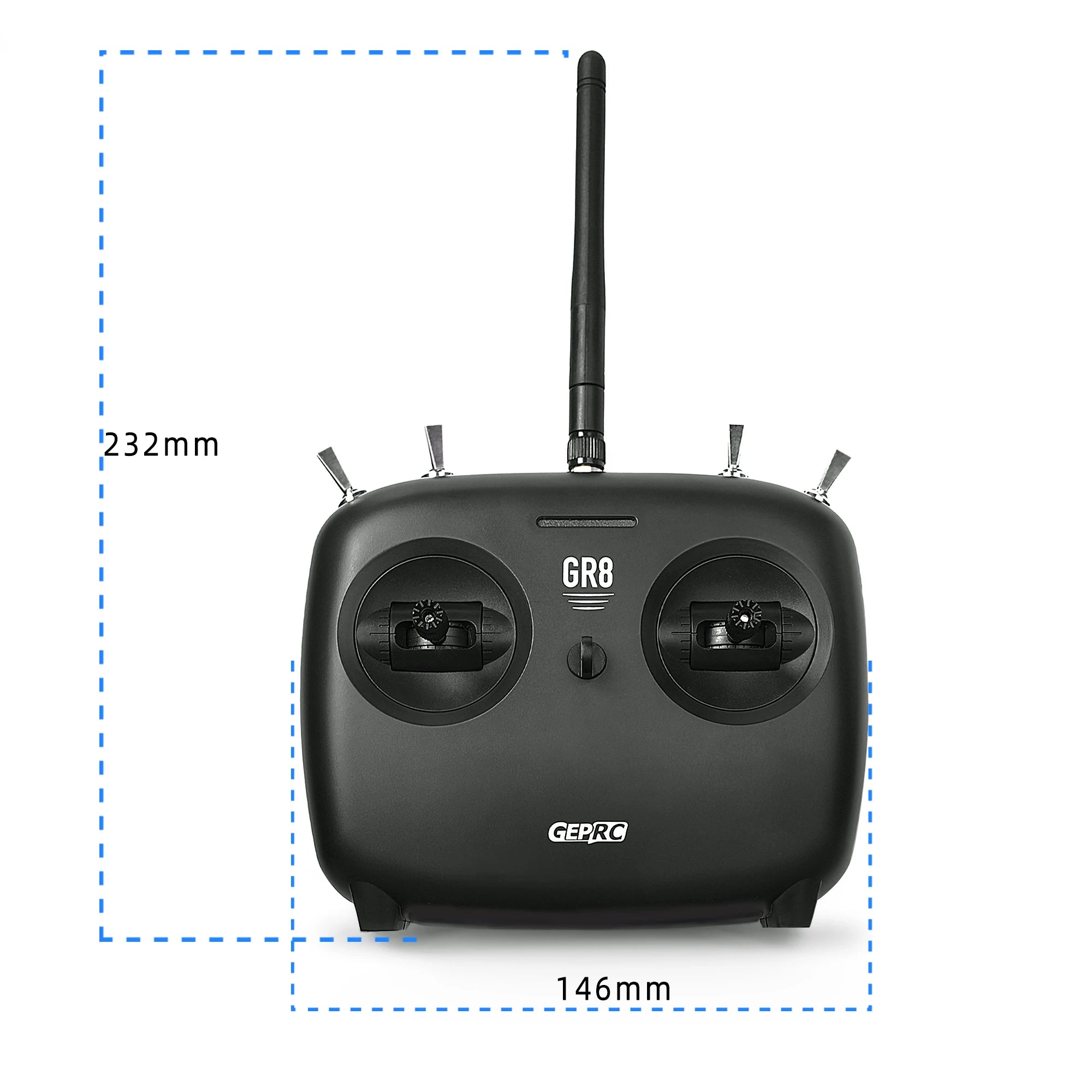 GEPRC TinyRadio GR8 Remote Controller. TinyRadio GR8 Remote Controller - Ride Through Aircraft Multi-rotor Model