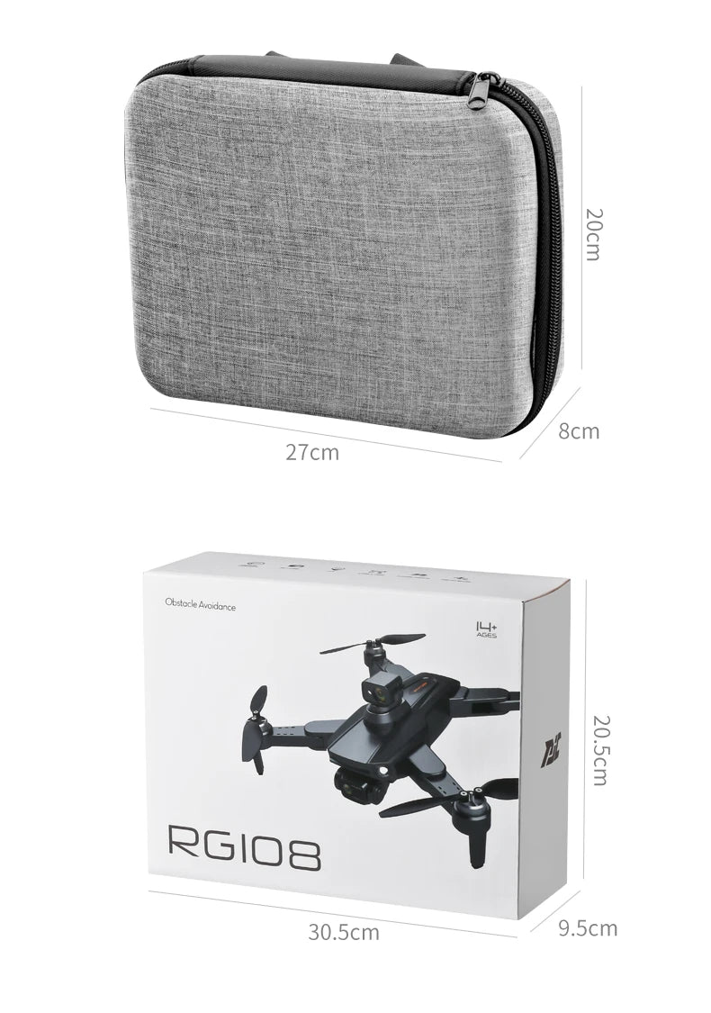 RG108 /RG108 Pro GPS Drone, 8 8cm 27cm Obstocle Avokdance 5 30.5c