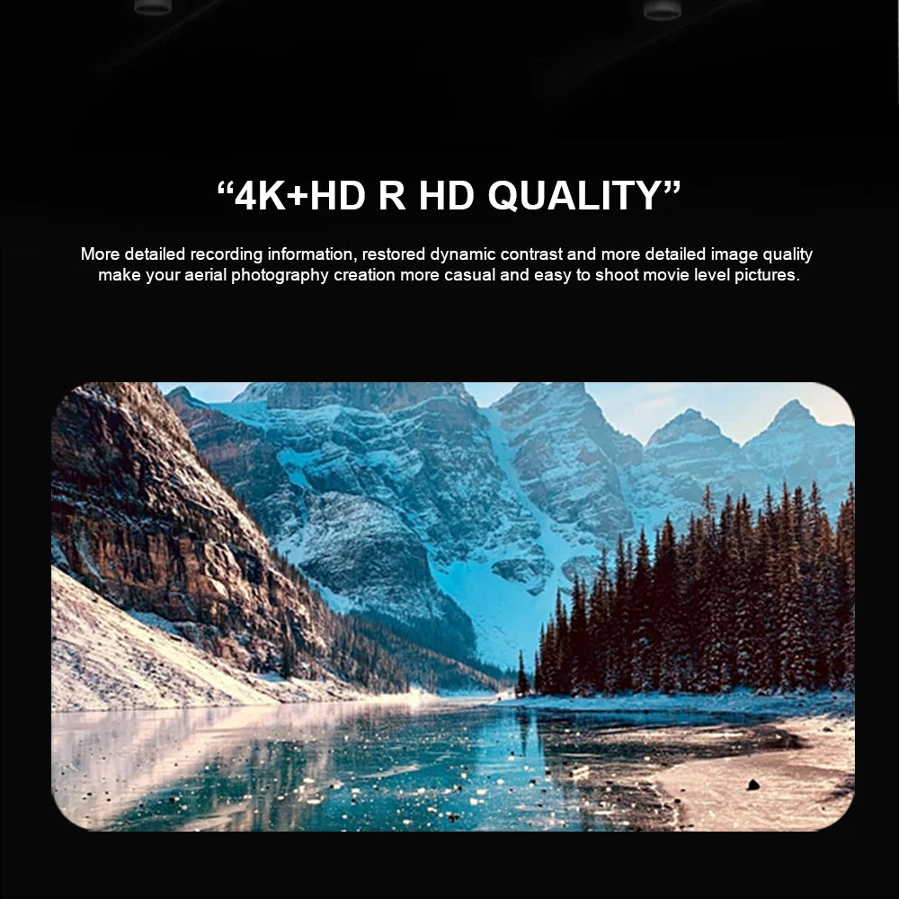 F194 Mini GPS Drone, more detailed recording information, restored dynamic contrast and more detailed image quality make your aerial photography creation more