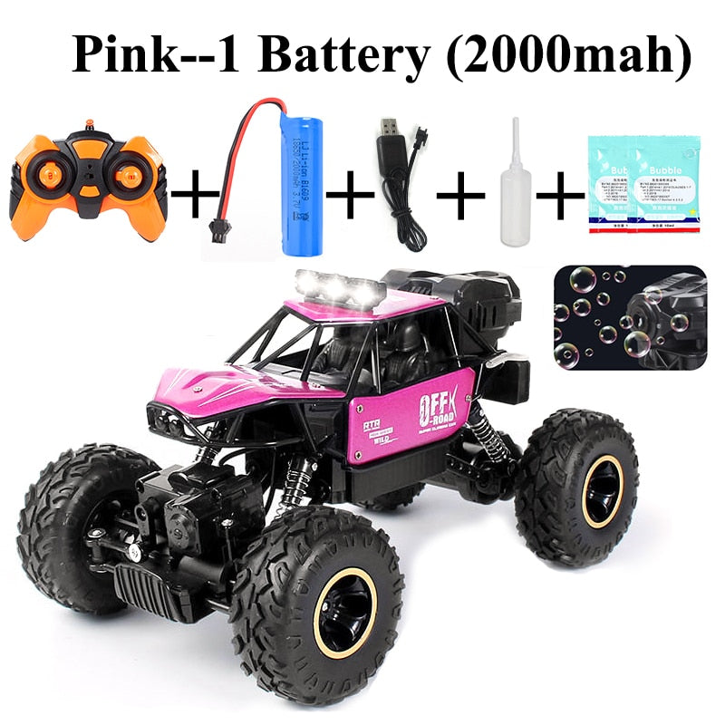 Paisible 4WD RC Car, Pink--I Battery (2OOOmah) Iet FD OFK