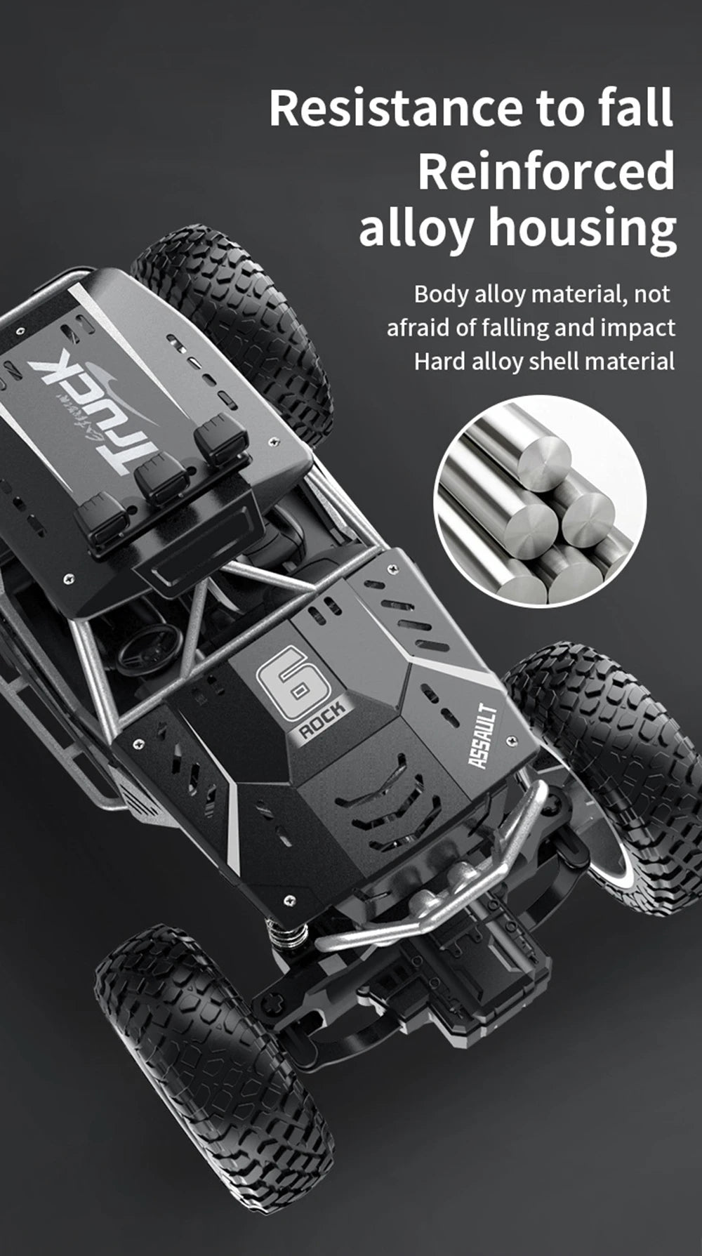 Resistant to fall Reinforced alloy housing, not afraid of falling and impact Hard shell
