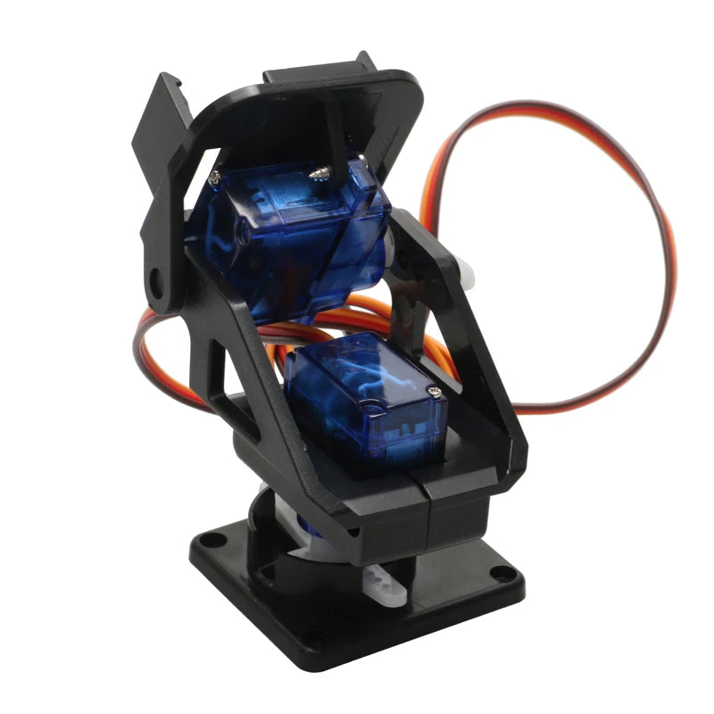 1Set Dual Axle Servo Gimbal Anti-Vibration Camera Platform Mount PTZ Pan/Tilt with 2PCS 9G Servo for FPV Drone Assembly Parts 9 1Set Dual Axle Servo Gimbal, it has beautiful appearance, precise production, no false and no sloshing .