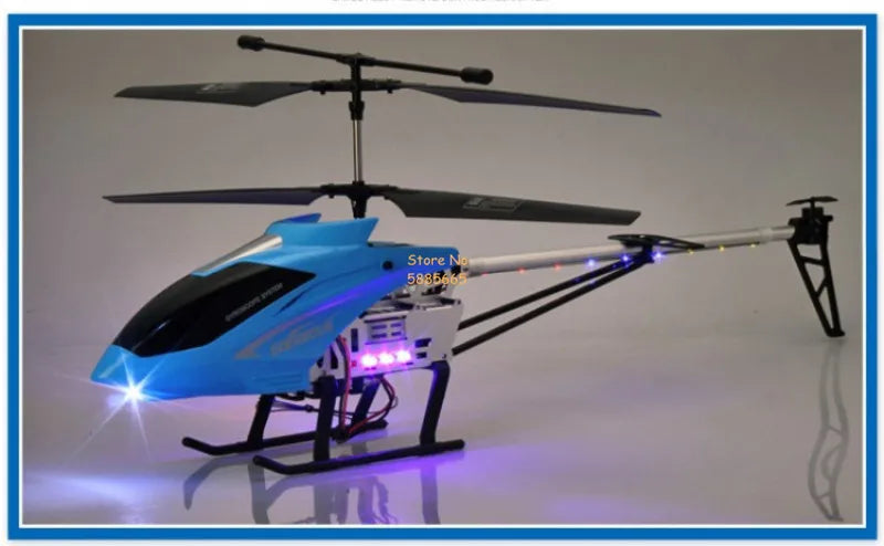 80CM Rc Helicopter, Cool LED lights, equipped with 16 groups of lights, illuminate the beautiful night sky