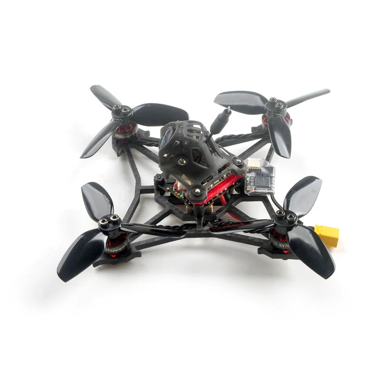 Updated Version Happymodel Larva X Drone - 100mm Crazybee F4 PRO V3.0 2-3S 2.5 Inch AIO FPV Racing Drone BNF w/ Runcam Nano2 Camera 14 Updated Version Happymodel Larva X Drone, Support BLHeliSuite programmable Factory firmware: F_H_40