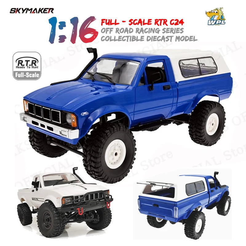 WPL C24-1 Full Scale RC Car, SKYMAKER FulL SCALE RTR C24 WPL 1:16 Off