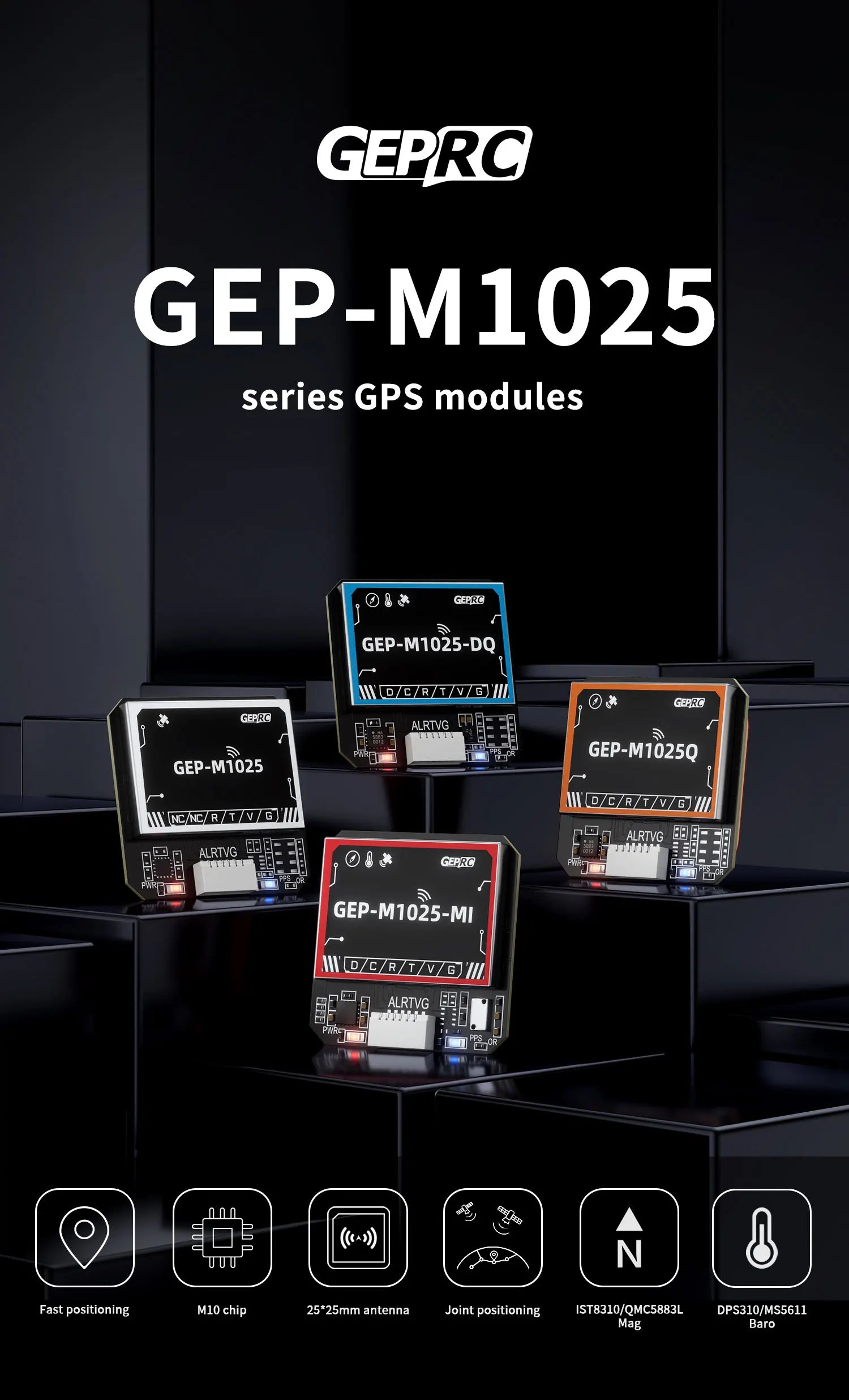GEPRC GEP-M1025 Series - GPS, GPS modules GEPRG GEP-M1025-DQ DC GEPRC G