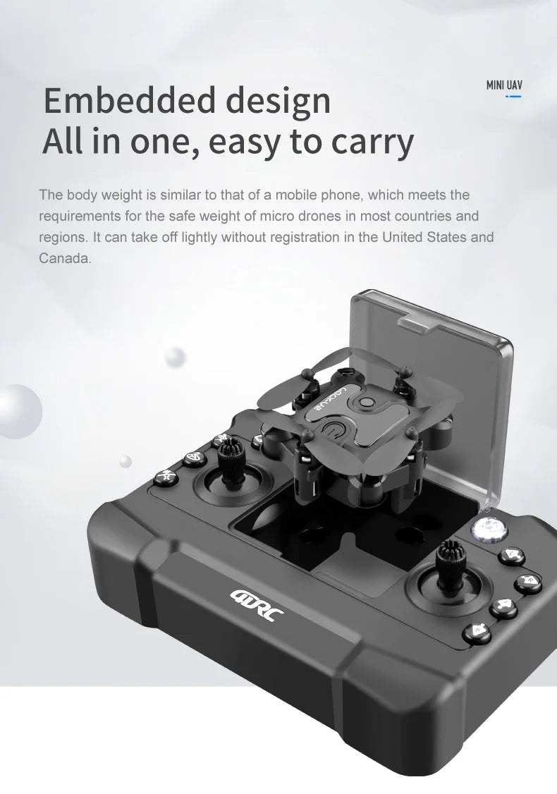 V2 Mini Drone, mini uav embedded design all in one, easy to carry