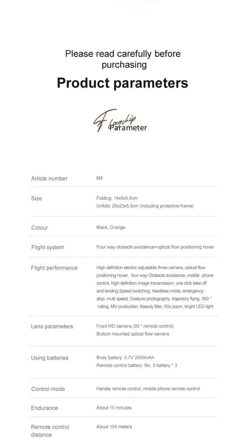 M3 Drone - 8K RC Plane Photography Drone Optical Flow Positioning Aircraft Four-Way Obstacle Avoidance Drone for Children 28 M3 Drone, mobile phone remote control endurance about 15 minutes remote control about 150 meters distance