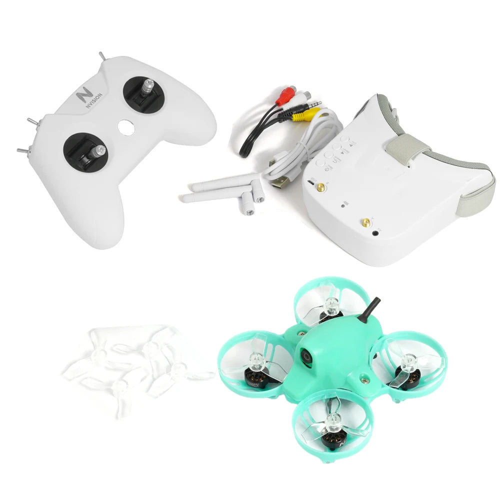 TCMMRC Kun65 Tinywhoop Drone, Integrated Betaflight OSD function, keep track of battery voltage, receiver signal, and
