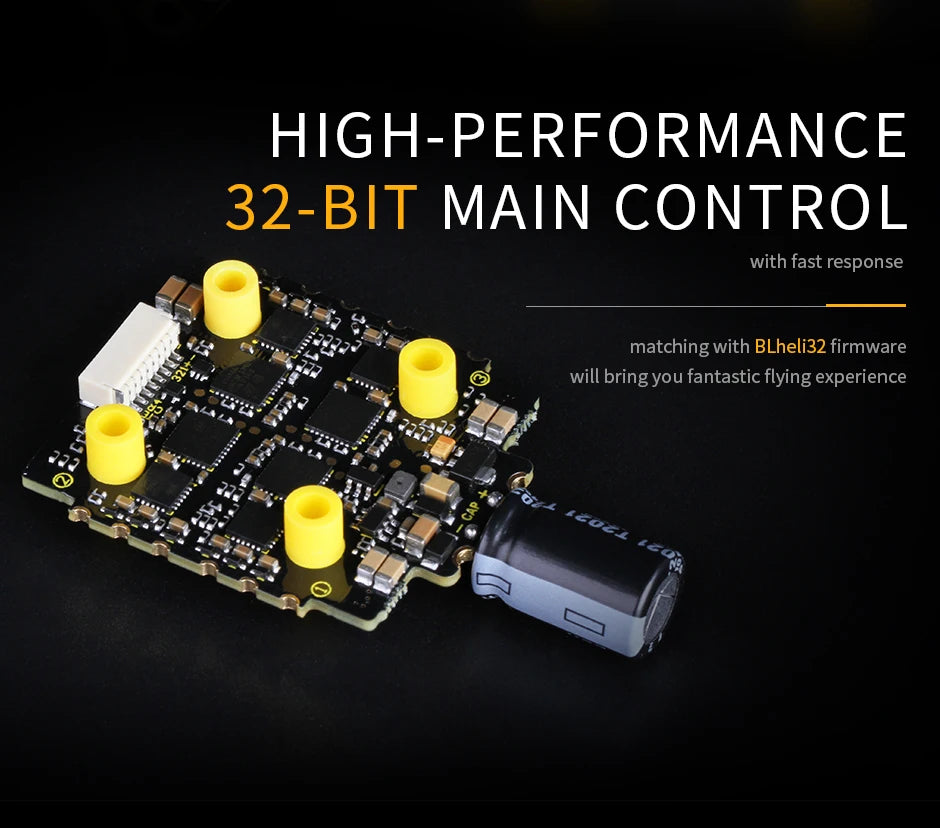 HIGH-PERFORMANCE 32-BIT MAIN CONTROL with fast response matching with 