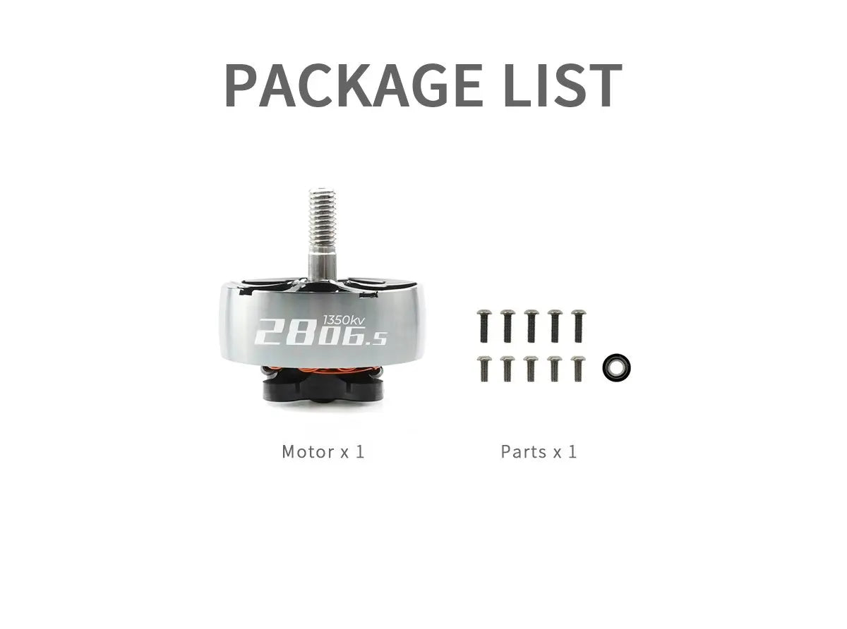 GEPRC SPEEDX2 2806.5 1350KV/1760KV Motor - 4-6S Brushless Motor for RC Multirotor FPV Freestyle 6-7inch Long Range Drones DIY Part 23 GEPRC SPEEDX2 2806.5 1350KV/1760KV Motor, we are pursuing lighter weight, more responsive, more efficient and more powerful brushless motors