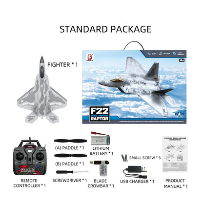 A remote control airplane with a large fixed-wing design and electric power.