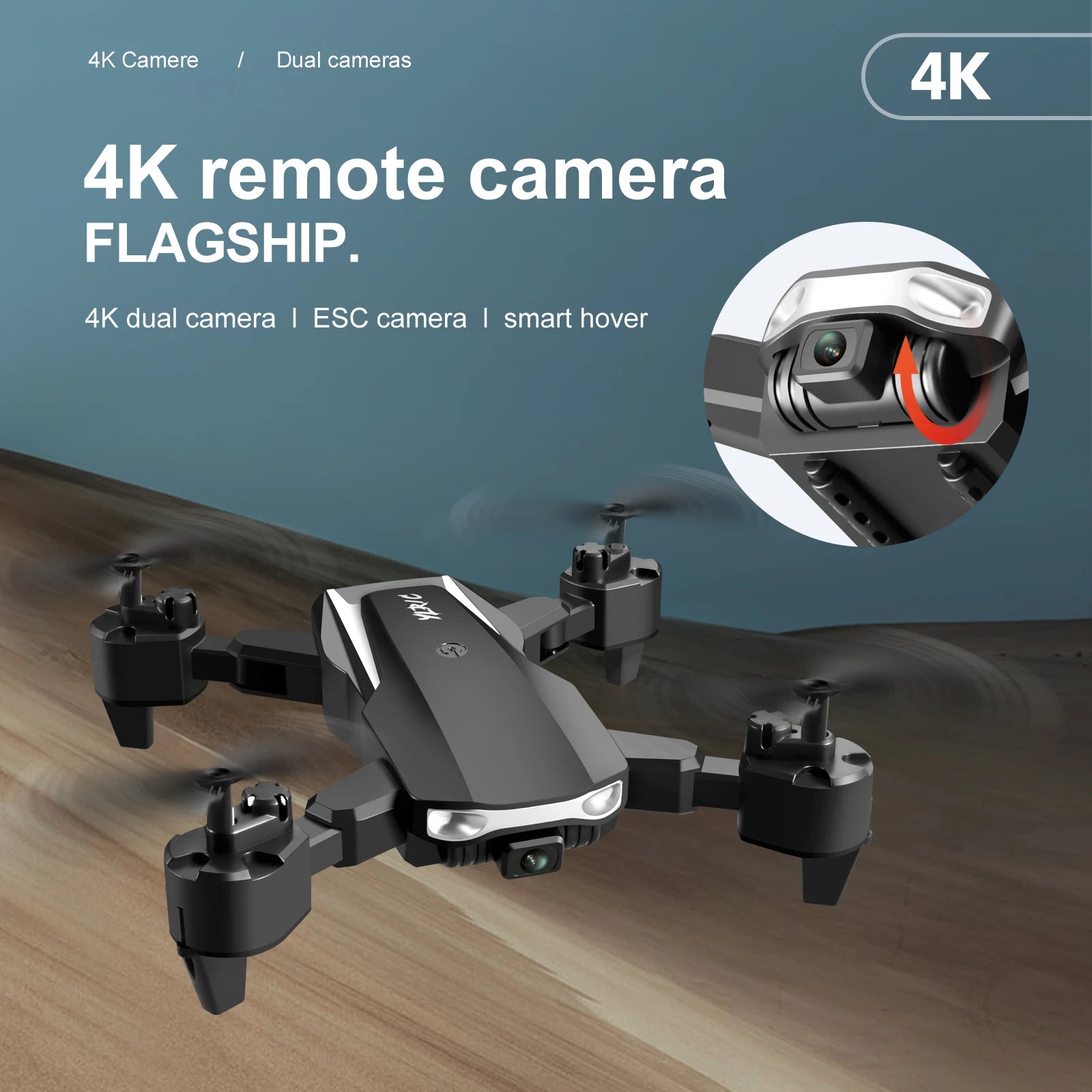 S90 Mini Drone, 4k camere dual cameras 4k 4k remote camera flagship .