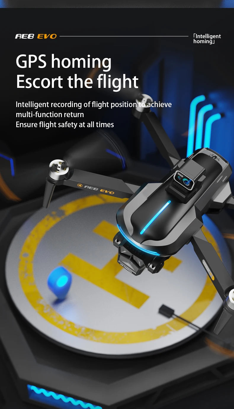 AE8 EVO Drone, ALO Evo TIntelligent homingj tG achieve multi-
