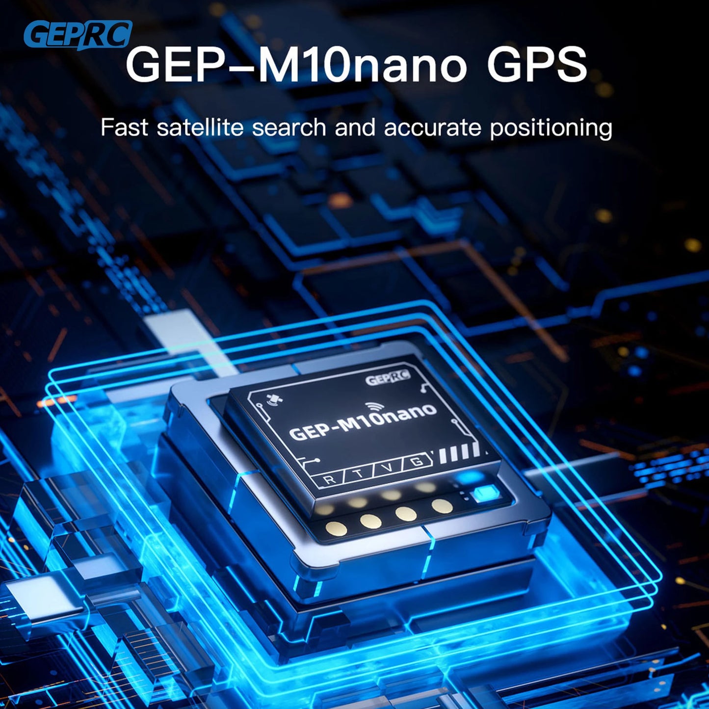 GEPRC GEP_MIOnano GPS Fast satellite search and accurate positioning 3 Ge