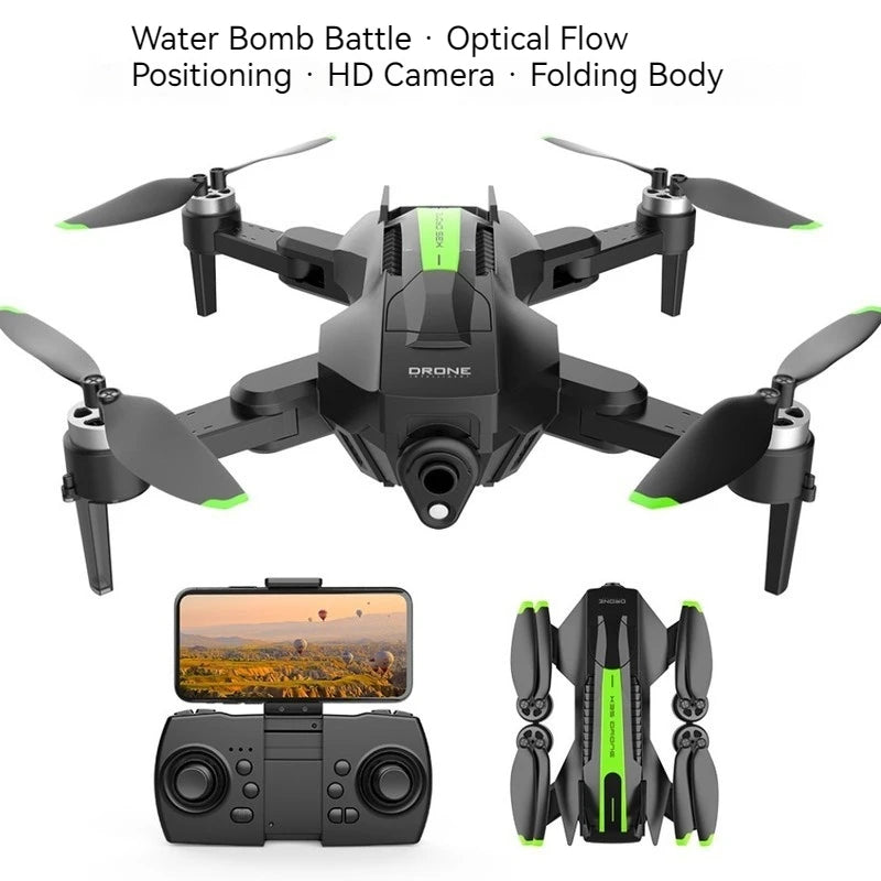 Water Bomb Drone, Battle Optical Flow Positioning HD Camera Folding Body 