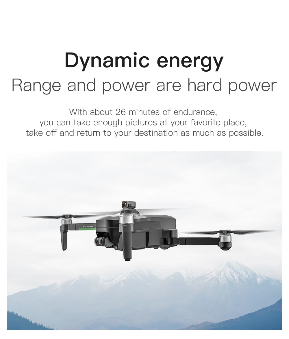 HGIYI SG906 MAX2  Drone, Dynamic energy Range and power are hard power . you can take enough pictures at your favorite
