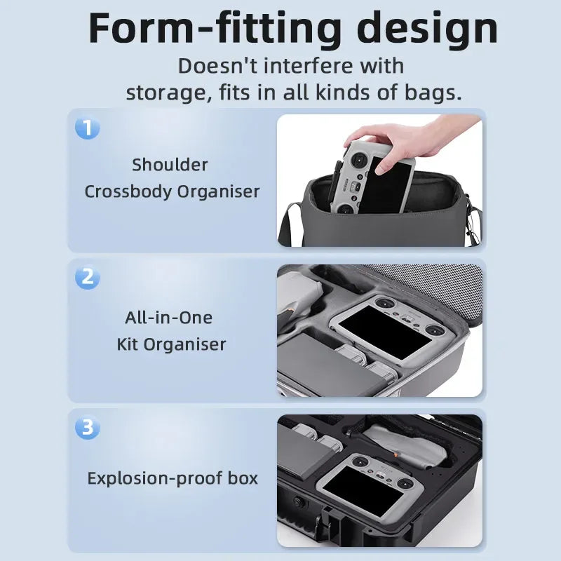 Shoulder Crossbody Organiser All-in-One Kit Organiser Explosion-proof box