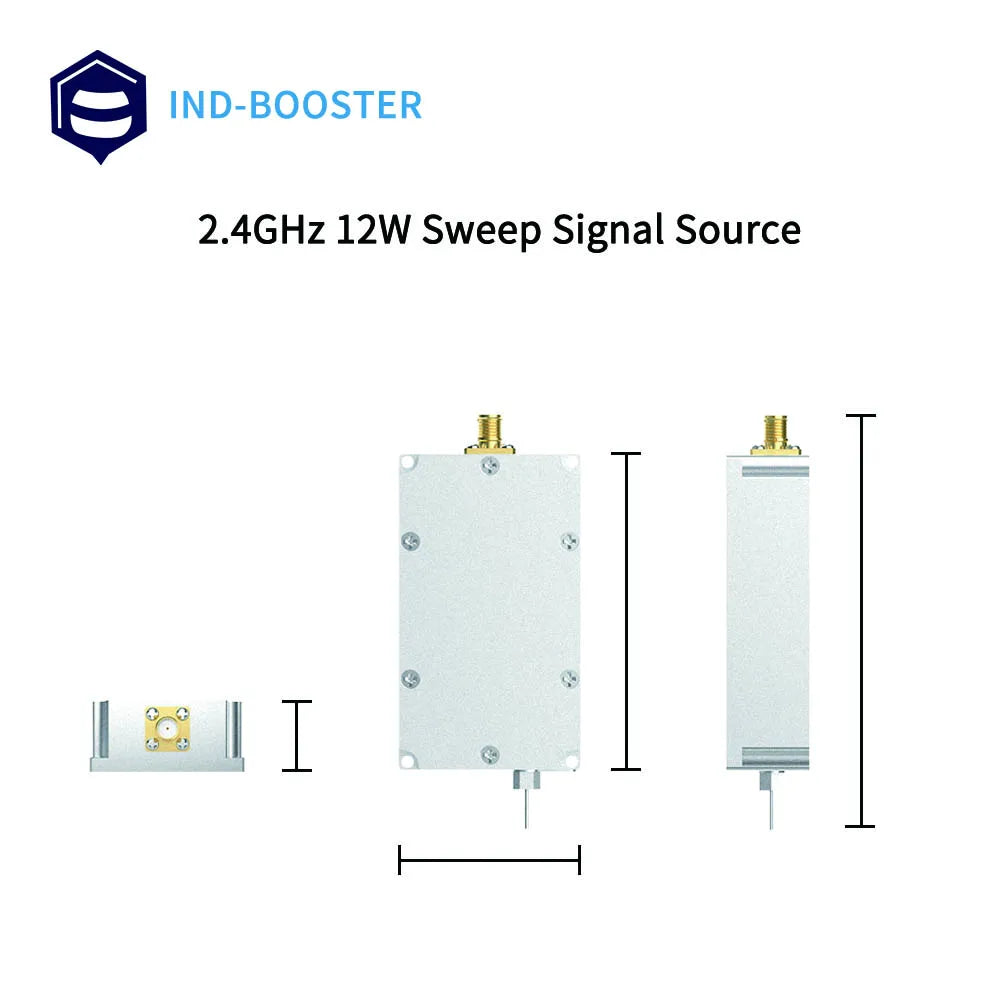 12W Anti Drone Module - 12watt signal sweep source anti drone signal module 0.9 1.2 1.6 2.4GHz for Dji FPV 7 12W Anti Drone Module, IND-BOOSTER 2.4GHz 12W Sweep Signal Source