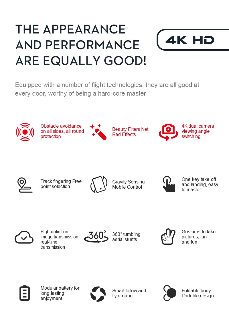 NEW K6 Drone Professional 4K HD Camera Mini Drone Optical Flow Localization Three Sided Obstacle Avoidance Quadcopter Toy Gift 35 NEW K6 Drone, 4k hd is a master obstacle avoidance 4k