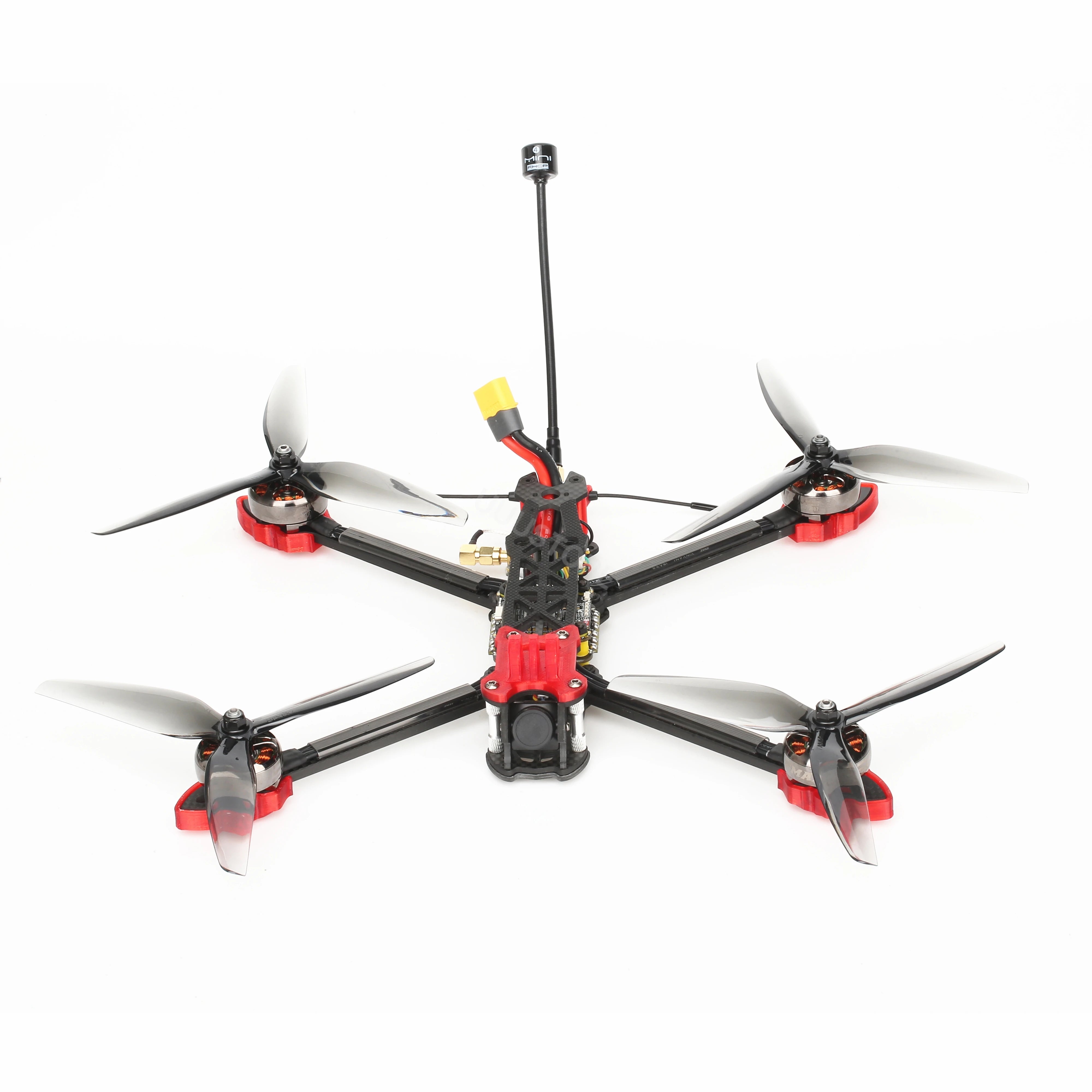 FPV, The drone features a powerful motor, EMAX ECOII Series ECO II 28071300KV, designed for a 6S battery, delivering unmatched performance.