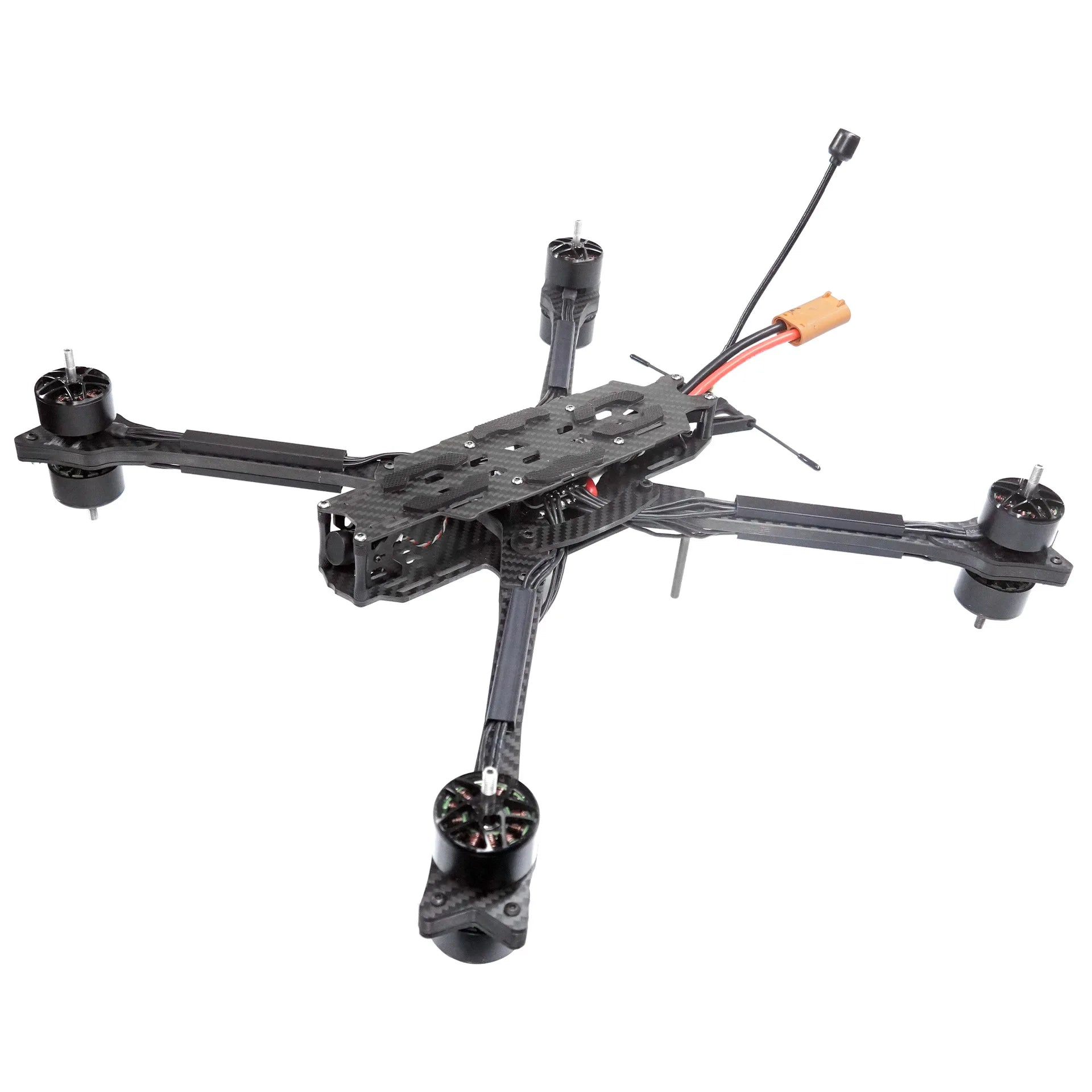 Pushi X8 10 Inch FPV, Details for building a drone with flight control, ESC, mapping, camera, motor, propeller, battery, rack, and other components.