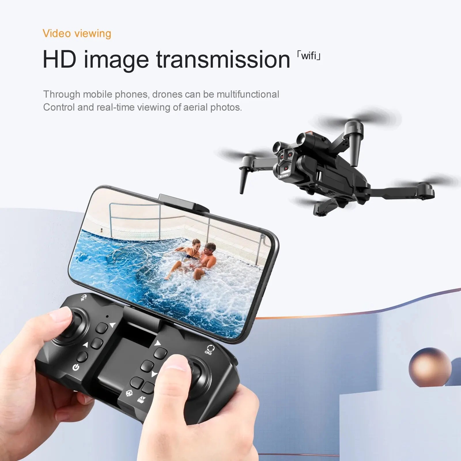 S92 Drone - HD 4K Camera Drone with High Grip, Foldable, Mini RC, WiFi, Aerial Photography, Four-wheel Vehicle, Toys, Helicopter Camera 24 S92 Drone, drones can be multifunctional control and real-time viewing of aerial