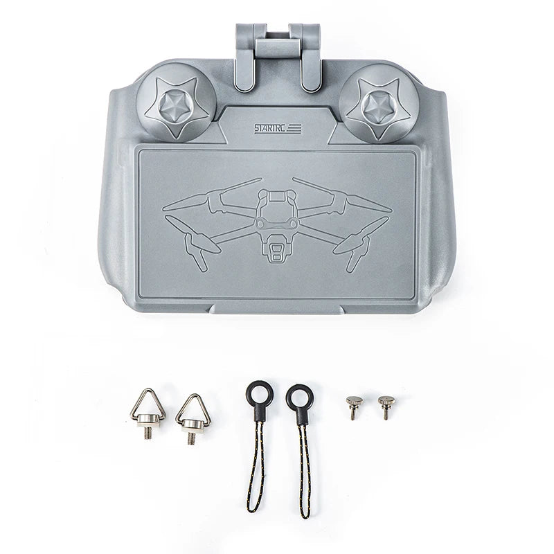 STARTRC 遮陽保護罩 適用於 DJI RC/RC 2 – 2合1螢幕保護遮陽罩，附掛繩，180° 可調