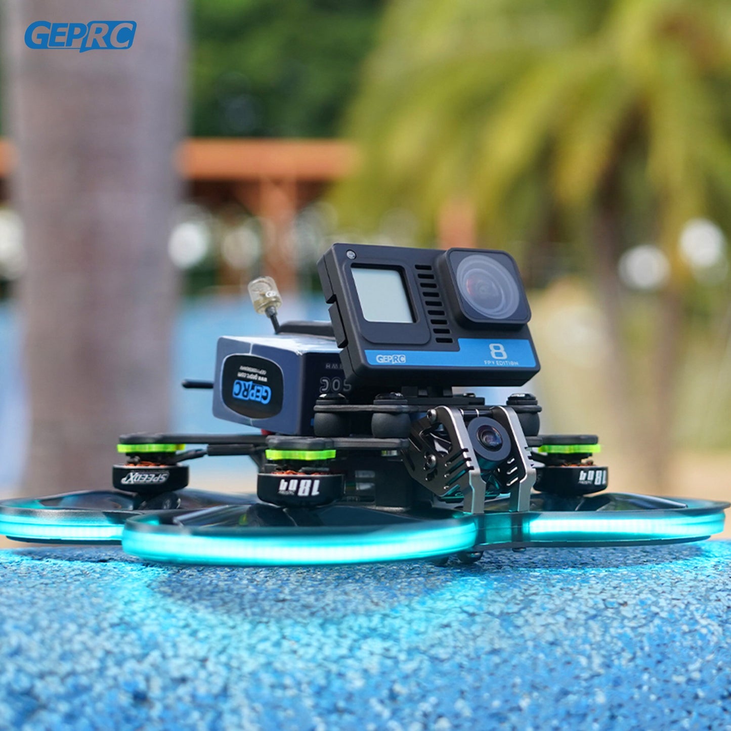 GEPRC Cinebot30 HD - Runcam Link Wasp 4S FPV Drone ELRS 2.4G TBS Nano RX COB Lamp with HD Vista micro System for high tech FPV