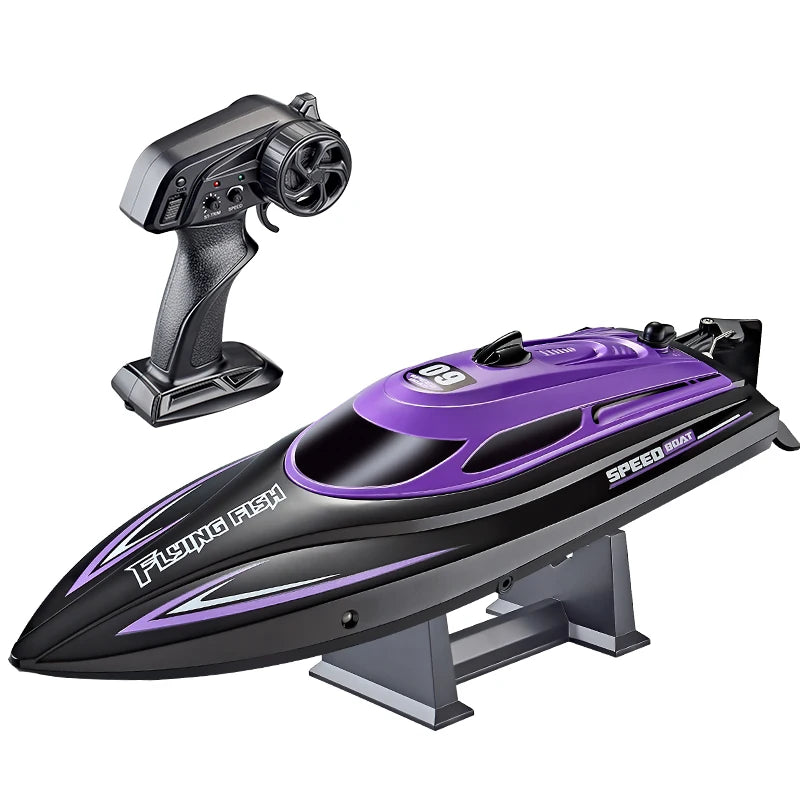ANTSIR HJ812 RC Boat, 2.4GHz 25KM/H Speedboat, 120M Range, 7.4V 700mAh Battery, Low Battery Alarm