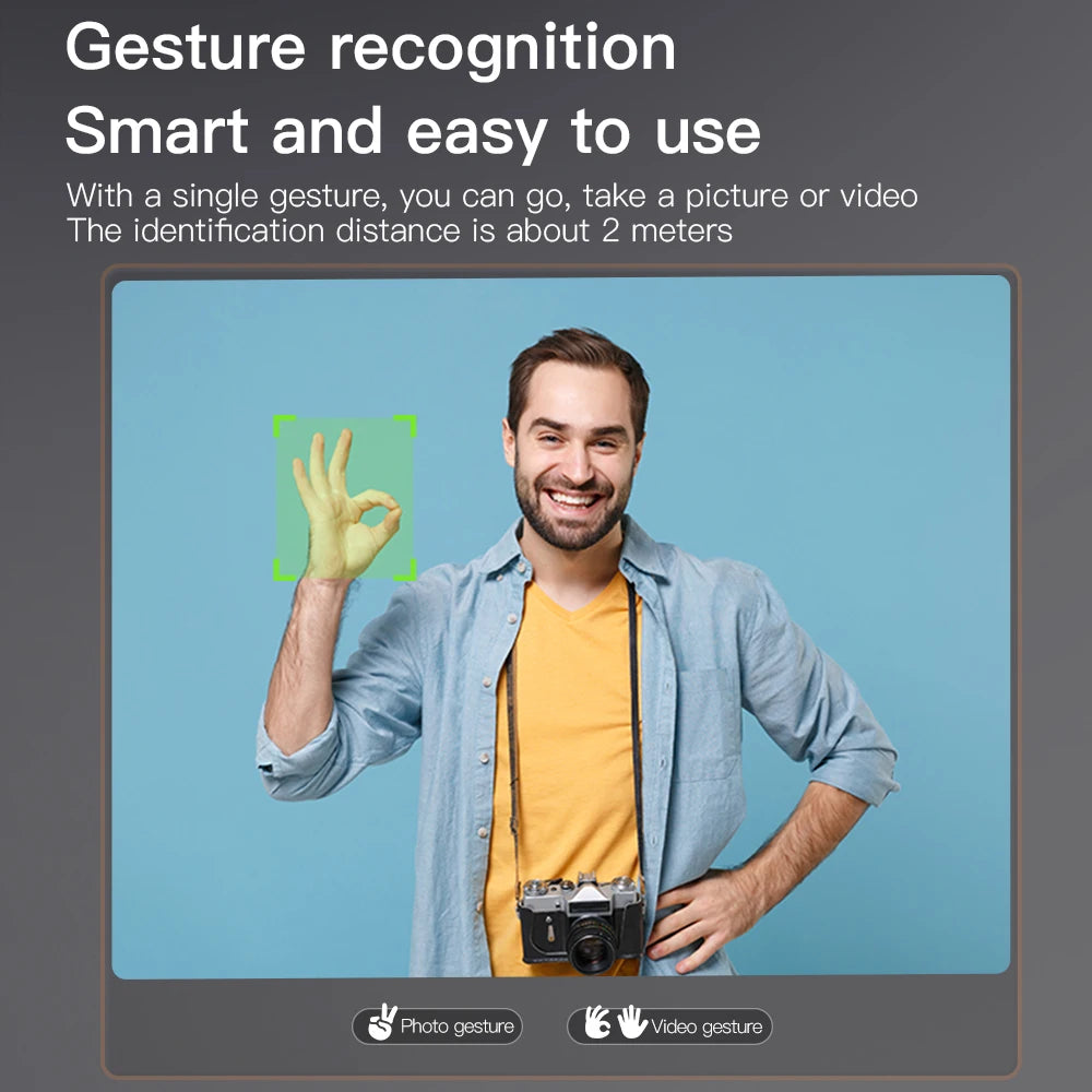 A9 PRO Drone - 2.4G WIFI FPV With 4K HD Camera 20min Flight Time Brushless Foldable ProfessionalRC Drone Quadcopter Toy 32 A9 PRO Drone, gesture recognition smart and easy to use with a single gesture, you