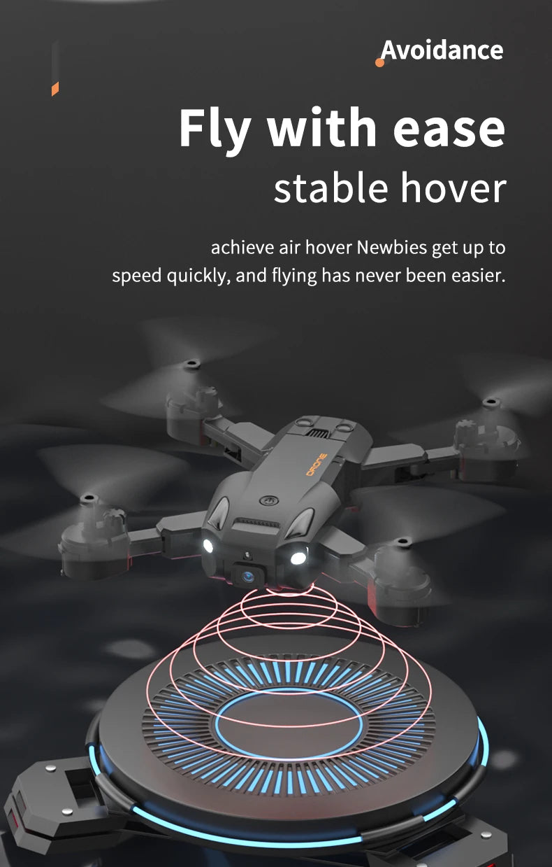 Q6 Drone - HD Dual Camera 5G Wifi FPV Obstacle Avoidance FoldingRemote Control Quadcopter Gift Toy 37 Q6 Drone, avoidance fly with ease stable hover achieve air hover newbies get