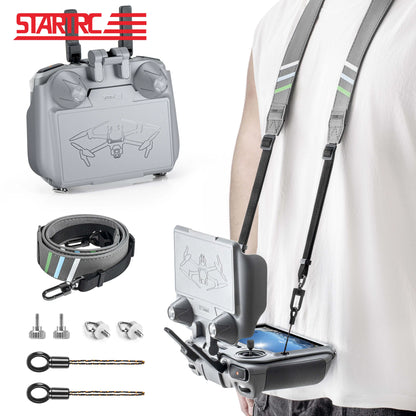 StartRC Sun Hood Kit for DJI RC 2/RC – 3-in-1 Adjustable Shade, Screen Protector & Lanyard for Mini 4 Pro/Mini 3/Air 3