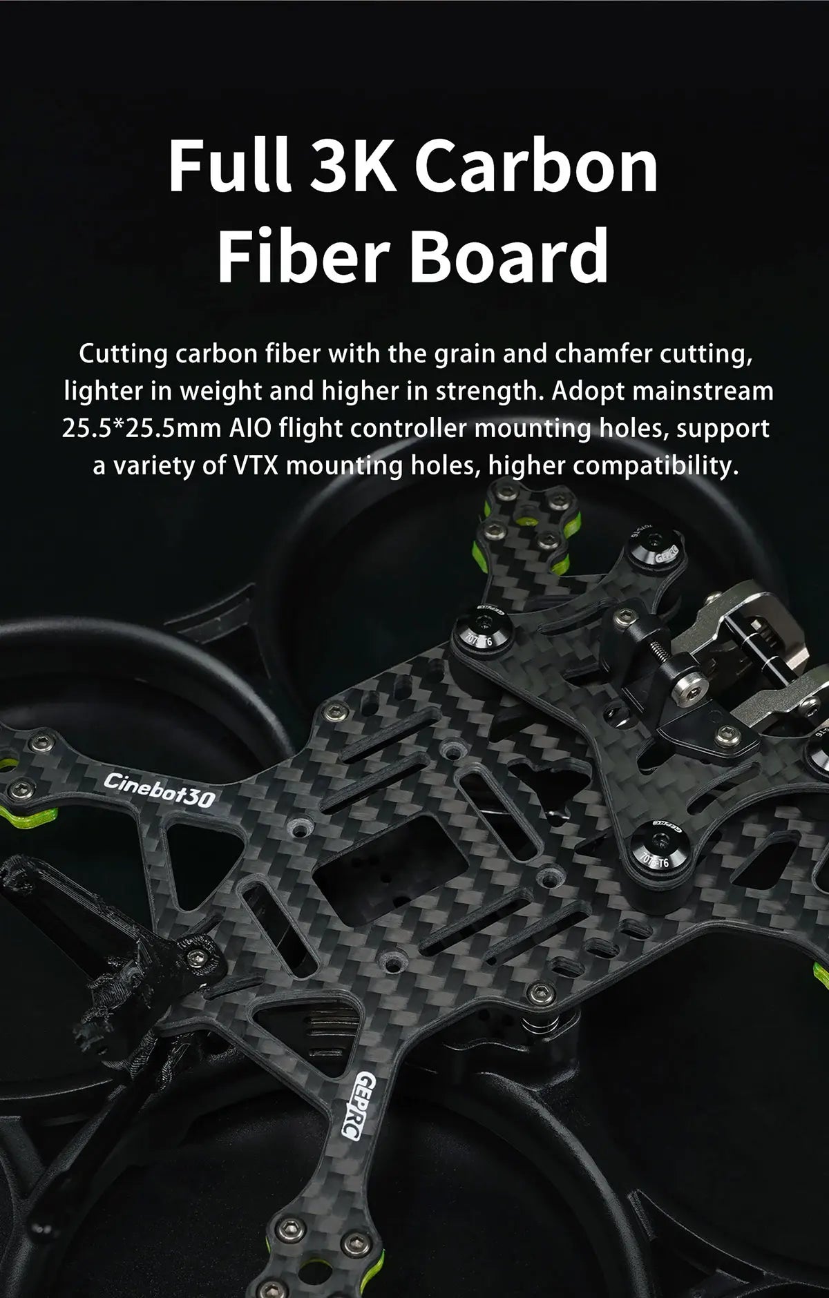 Full 3K Carbon Fiber Board Cutting carbon fiber with the grain and chamfer cutting, lighter