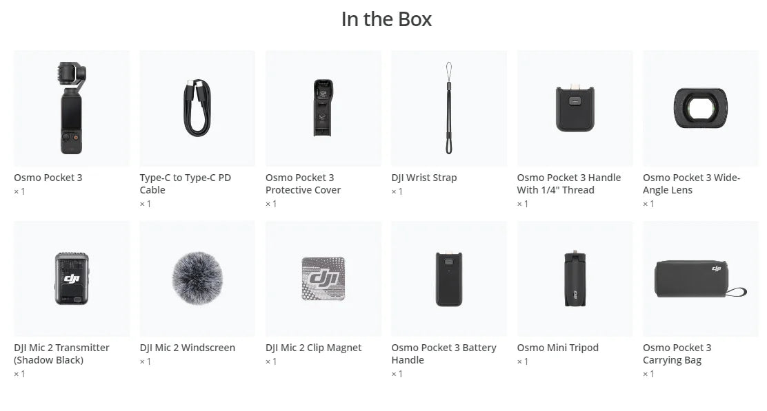 DJI Osmo Pocket 3 - Vlogging Camera with 1'' CMOS&4K/120fps Video Face/Object Tracking 2" Rotatable Touchscreen Small Video Camera 14 DJI Osmo Pocket 3