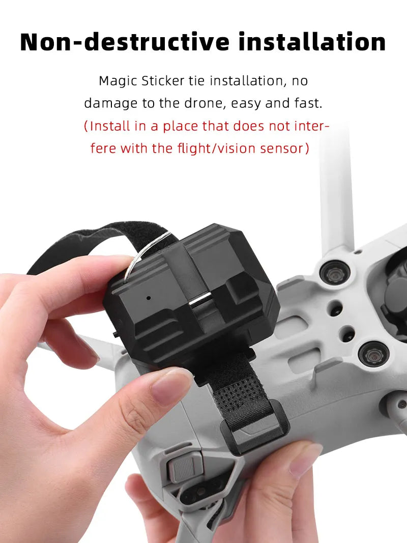 Airdrop System for DJI Mini 3 Pro/MINI 1 2/MAVIC PRO Drone Fishing Bait Wedding Ring Gift Deliver Life Rescue Thrower 12 install in a place that does not inter- fere with the flight/vision sensor