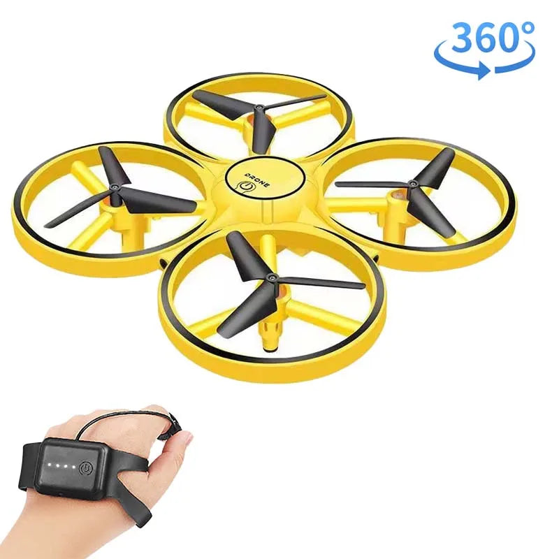 Hand Controlled Drone - RC Mini Quadcopter Gesture Flying LED Lights Altitude Hold Watch Control Children Toys Birthday Gifts 16 the light socket and the different screens can cause the color of the item