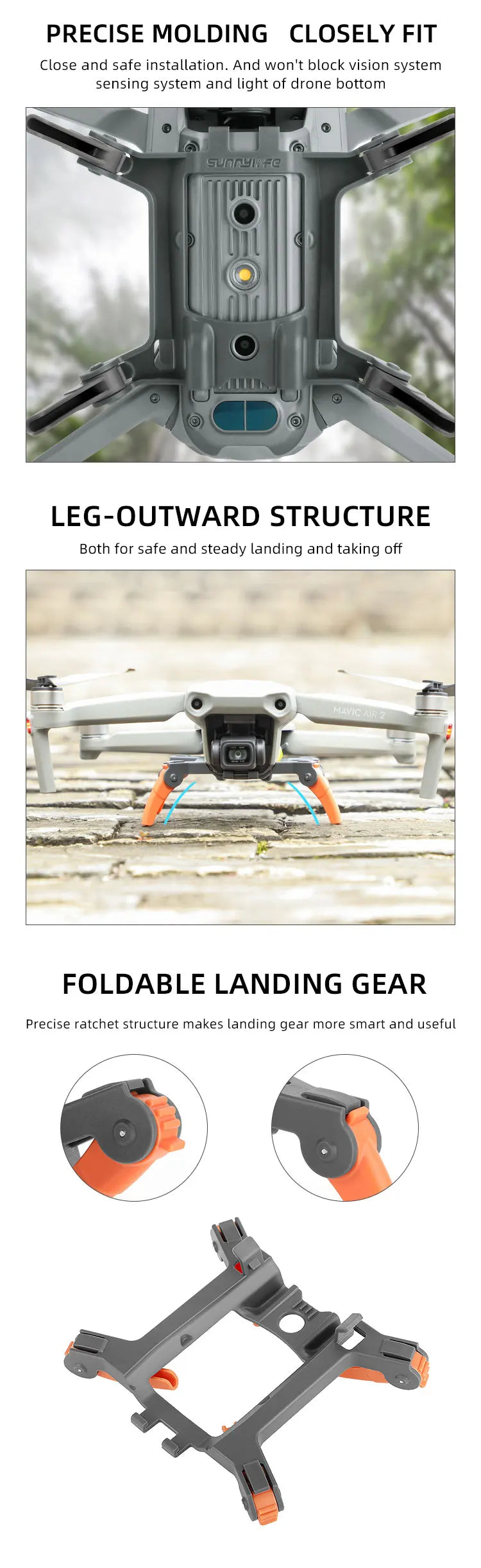 PRECISE MOLDING CLOSELY FIT Close and safe installation. And won'