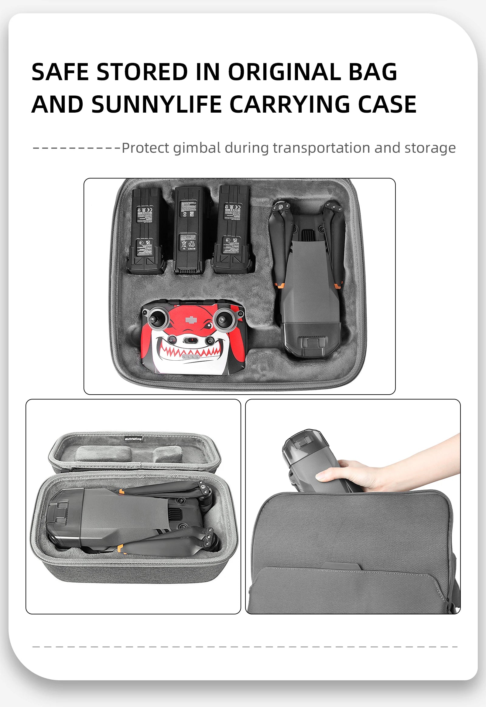 gimbal protected during transportation and storage 68 9 6122 83 w/