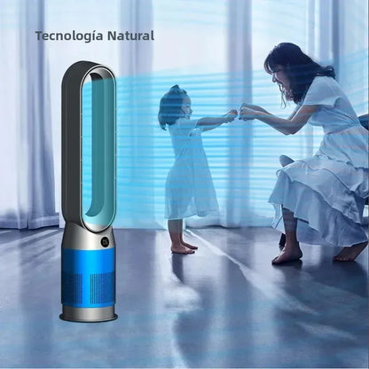 42 Inch 220V Bladeless Fan Dual-Purpose Cooling And Heating Home Silent Heater Quick Air Circulation And Purification Tower